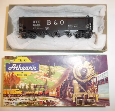 Athearn HO Train 40' HOPPER Car Baltimore & Ohio B&O W/kadee COUPLERS BUILT • $14.99