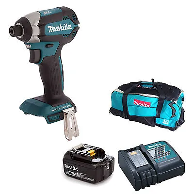 Makita 18v Dtd153 Impact Driver Bl1850b Dc18rc & Dk18027 Bag • £695.99