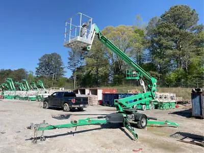 2015 JLG T500J 50' Electric Towable Articulating Boom Lift Man Aerial Bidadoo • $5805