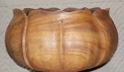 11 Inch Vintage Hawaiian Monkey Pod Wood Bowl. Hawaii • $99.99