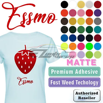 Essmo™ Matte Solid Heat Transfer Vinyl HTV T-Shirt 20  Heat Press Easy To Weed • $16.88