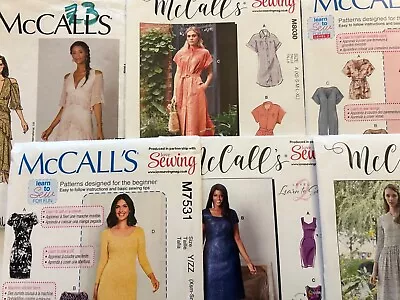 McCall's Ladies Rompers / Dresses Sewing Patterns. Assorted Designs. New • £5.20
