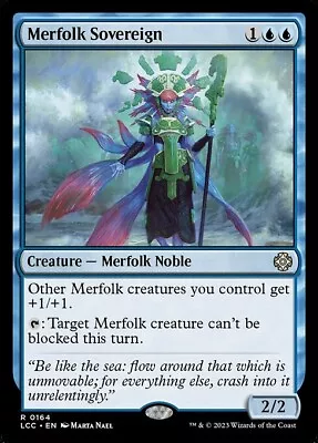 Merfolk Sovereign - The Lost Caverns Of Ixalan Commander - Rare - 164 • $1.47