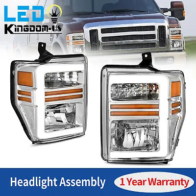 Sequential Headlights LED DRL For 2008-2010 Ford F-250 F-350 F-450 Super Duty • $166.99