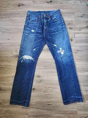 LEVIS S501XX  Big E Selvedge Red Line Jeans Vintage LVC 1944 Custom Styled 32x32 • $175