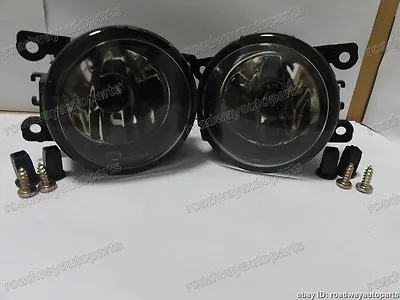 Clear Lens Driving Fog Lights Lamps For Mitsubishi Outlander ZG Triton ML Pajero • $24.59