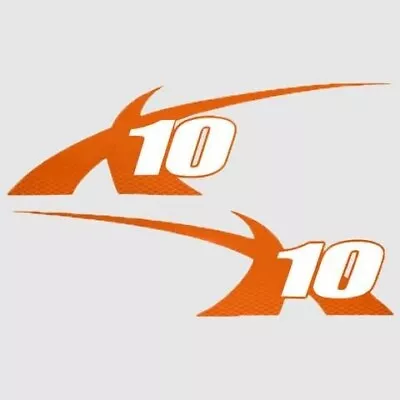 MasterCraft Boat X-10 Decal 7501663 | 2013 Turn Bouy Orange (Set Of 2) • $149.22