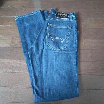 Denim Jeans EDWIN JEANS Lot503 Vintage Blue DENIM Pants Size W:28 Inseam:33 • $69