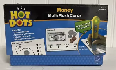 Hot Dots - Money Math Flash Cards 50 Double-Sided Flash Cards EI-2762 NEW • $12.50