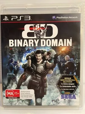 Binary Domain Playstation 3 | PS3 - With Manual - Great Condition • $22