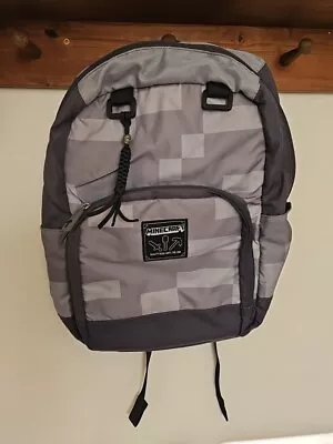 Jinx Minecraft Miner Large Backpack Kids Bag School Bookbag Tote Mojang 2016 • $11.11