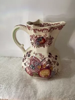 Mason's Fruit Basket Ironstone China Pitcher • $15