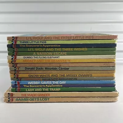 Vintage Lot Of 17 Disney Wonderful World Of Reading Children's Books • $19.98