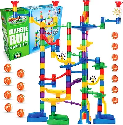 Marble Genius Marble Run Super Set - 150 Complete Pieces + Free Instruction App • $46.75