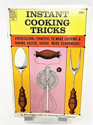 Vintage 1967 Dell Purse Book INSTANT COOKING TRICKS #4066 Mini Booklet • $32.77