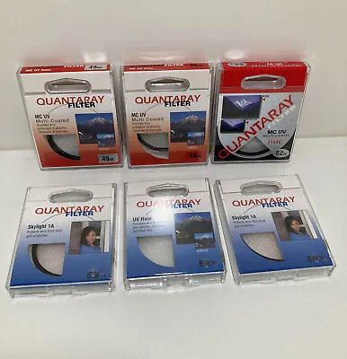 NEW ~ Quantaray Filters Size Variety Bundle ~ Lot Of 6 • $29