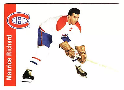 1994 Parkhurst Missing Link 1956-57 Maurice Richard Montreal Canadiens #65 • $1.49