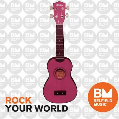 $25.99 • Buy Monterey MU-175PK Soprano Ukulele Pink Finish Uke Kids Guitar MU175PK MU-175