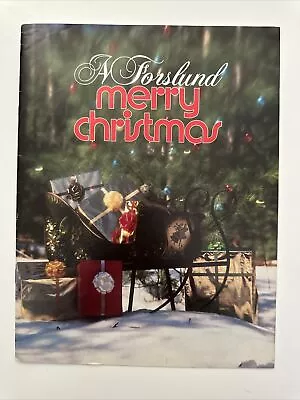 Vintage Carl Forslund Merry Christmas Gift And Furniture Catalog Brochure • $16.99