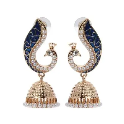 $15.71 • Buy Classic Jhumka Jhumki Drop Earrings Indian Bollywood Kundan  Earrings