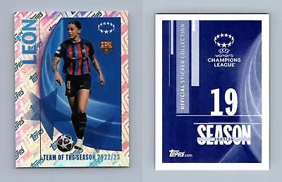 Mapi Leon #19 UEFA Champions League 2023/24 Topps Shiny Sticker • £0.99