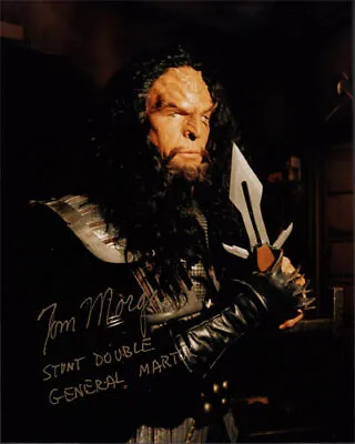 Tom Morga SIGNED/AUTOGRAPHED Promo 8x10 Photo Martok Stunt Man Star Trek Movie • $29.99