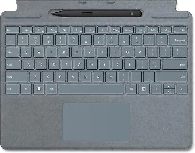 Microsoft Surface Pro Signature Keyboard/Cover Case With Slim Pen 2 Platinum • $189.99