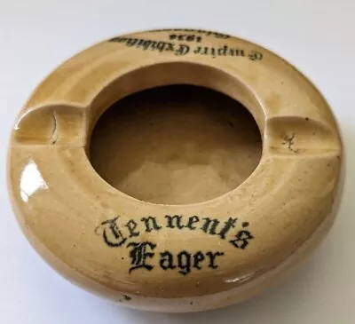 £4.99 • Buy Rare Tennents Lager Ashtray Empire Exhibition Glasgow 1938