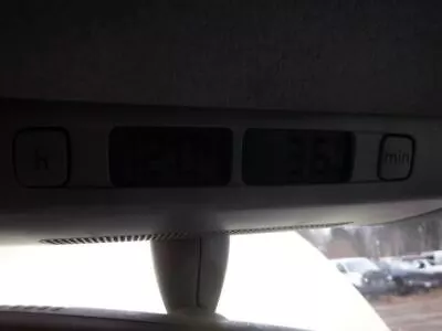 Rear View Mirror With Digital Clock Fits 02-05 BEETLE 1065866 • $40