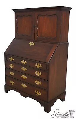 63303EC: KITTINGER CW-1 Colonial Williamsburg Mahogany Slant Front Desk • $2495