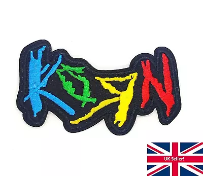 Iron On KORN Patch Music Metal Band Embroidered Badge Rock Patches For Clothes • £2.75