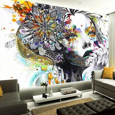 £18.17 • Buy Custom Mural Wallpaper Abstract Graffiti Art Walls Background Photo Wallpapers