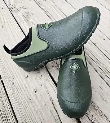 Muck Boot Women's Muckster II Low Waterproof Green Work Boot Size 7 Lawn Garden • £44.64