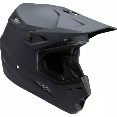 NEW Answer AR-1 V2 Bold Black/Dark Grey Motocross Dirt Bike Helmet • $99