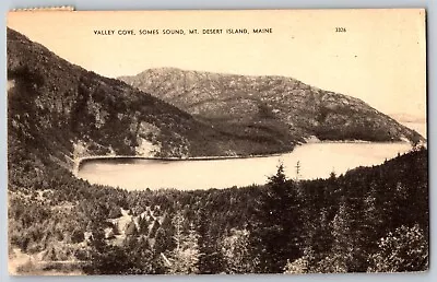 Maine ME - Valley Cove At Mount Desert Island - Vintage Postcard - Posted • $4.49