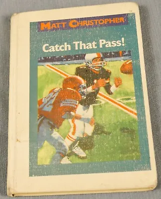 Vintage Catch That Pass! Matt Christopher 1969 Hard Cover • $11.25