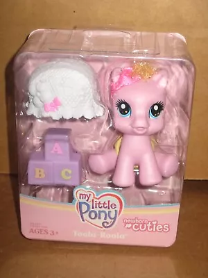 My Little Pony Newborn Cuties Toola-Roola 2008 Bonnet Blocks Baby NIP Ages 3+ • $23.99