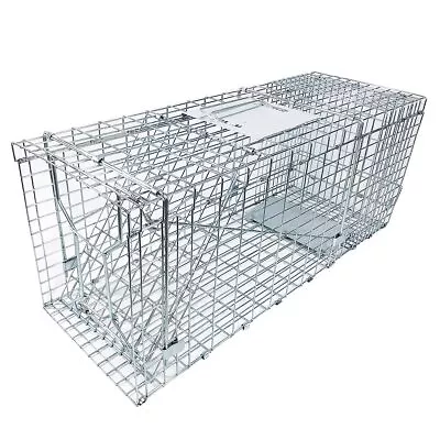 Live Animal Cage Trap 31  X 11.5  X 12.5  Humane Rodent Raccoon Cage W/Iron Door • $33.23