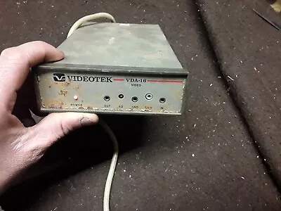 Videotek Vda-16 Distribution Amp Powers Up • $6