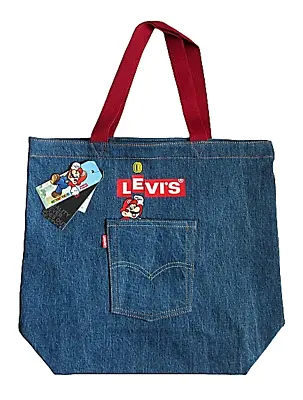 Levis X Super Mario Collaboration New Denim Tote Bag • $85.90