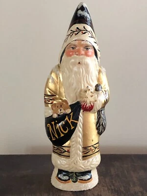 $345 • Buy Vaillancourt St. Nick Gold Coat Santa Father Christmas 2017 - NEW In Box!