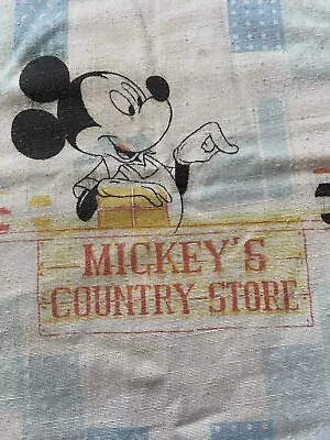 Vintage Mickey Mouse Pillow Case “country Store” • $29.99