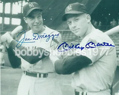 Mickey Mantle & Joe DiMaggio HOF Yankees Autographed Signed 8x10 Photo REPRINT • $9.95