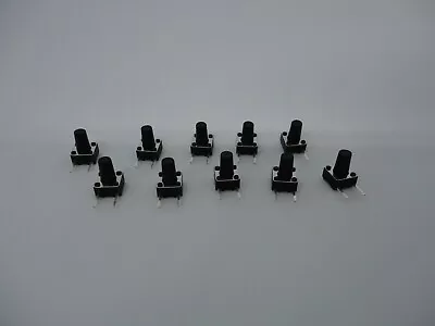 10 Pcs Pack Lot 6x6x9mm Momentary Push Micro Button Tactile Switch Side 2 Pins • $10.82