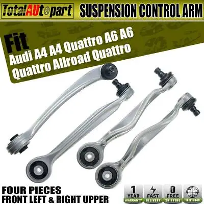 4pcs Front Upper Control Arms Kit For Audi A4 A6 S4 Volkswagen Passat 8E0407505A • $52.69