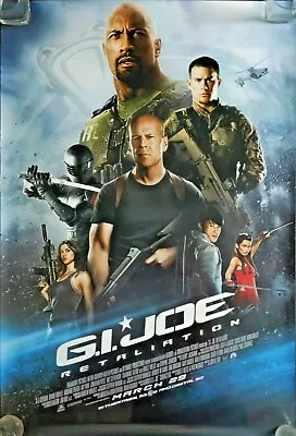 G.I. Joe Retaliation 2013 Original Movie Theater Poster D/S 27x40 Rolled Unused • $24.99