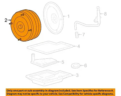 FORD OEM 15-16 F-150 3.5L-V6 Transmission-Torque Converter FL3Z7902A • $1007.50