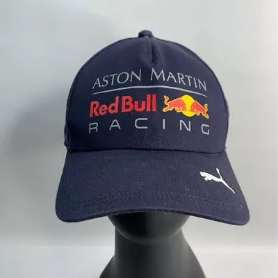 Puma Aston Martin Hat Red Bull Racing Cap Blue And Red Snapback DAMAGE (READ) • $17.99