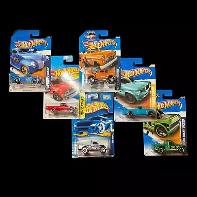 Hot Wheels Trucks (Lot Of 6) New On Cards 1:64 Ford Chevy Datsun **SGBAY** • $10.95