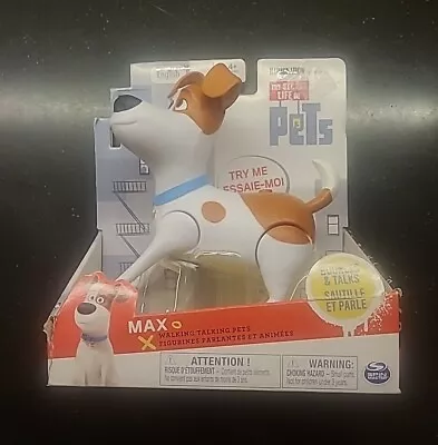 The Secret Life Of Pets Max Walking Talking + Book & Happy Meal Toy (V4) • $48.99